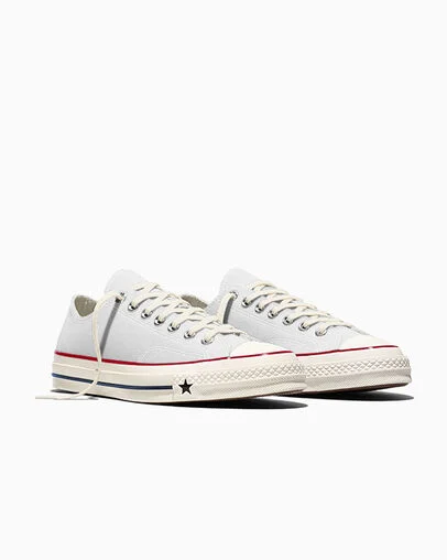 Chuck 70 X White/Garnet/Egret, Top and Side View