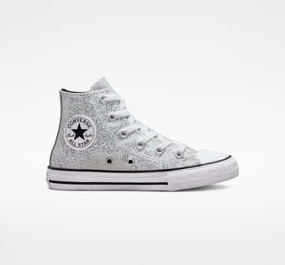 Converse Mujer Converse Plateadas Brillantes Converse Bota