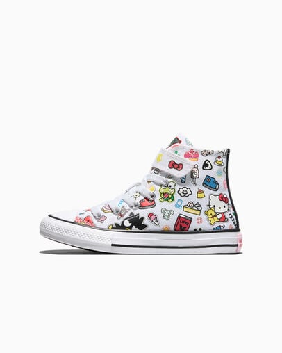 Converse x Hello Kitty And Friends Chuck Taylor All Star Easy-On Stickers White/White/Black, Inner Side View