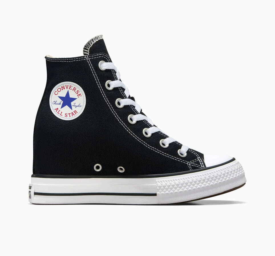 Chuck Taylor All Star Classic Wedge Platform Schwarz/Rot/Navy