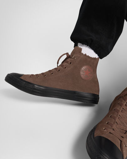 Chuck Taylor All Star Suede Siesta de oso/Siesta de oso, On Foot Shot 2