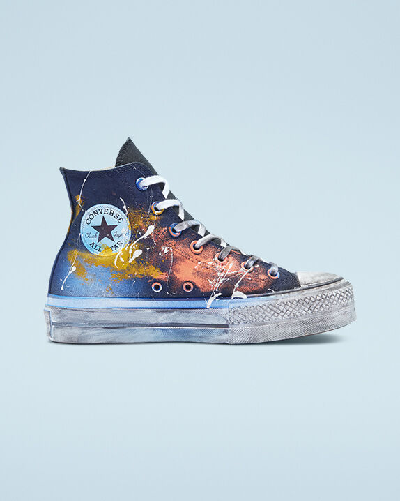 colorful converse platform