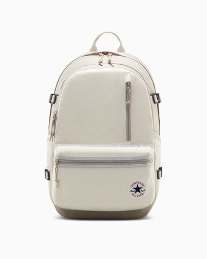 Straight Edge Backpack Converse Egret/Papyrus, Front View