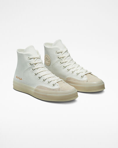 Chuck 70 Marquis Vintage White/Natural Ivory, Angled View