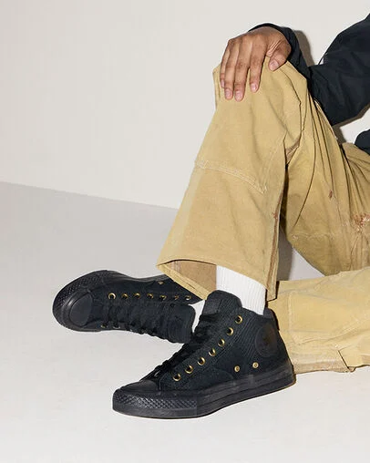 Chuck Taylor All Star Malden Street Black/Total Eclipse, On Foot Shot 2