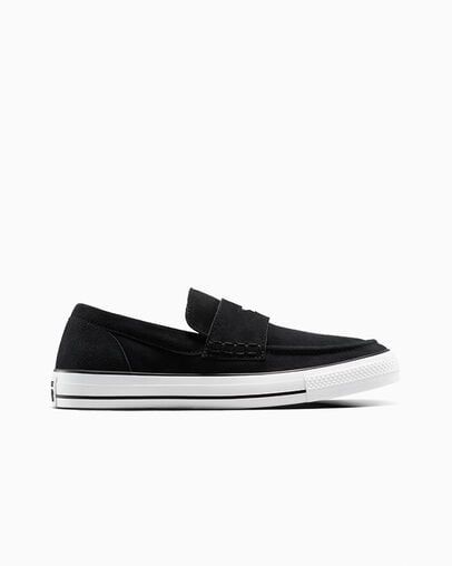 Chuck Taylor All Star Loafer Schwarz/Schwarz/Weiß, Outer Side View