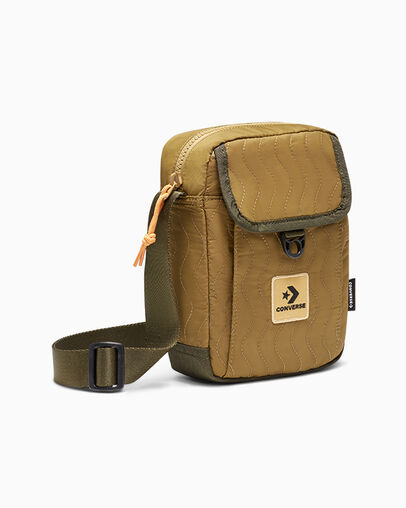 Winterized Cross Body Bag Cosmic Turtle/Forrest Shelter, Back View