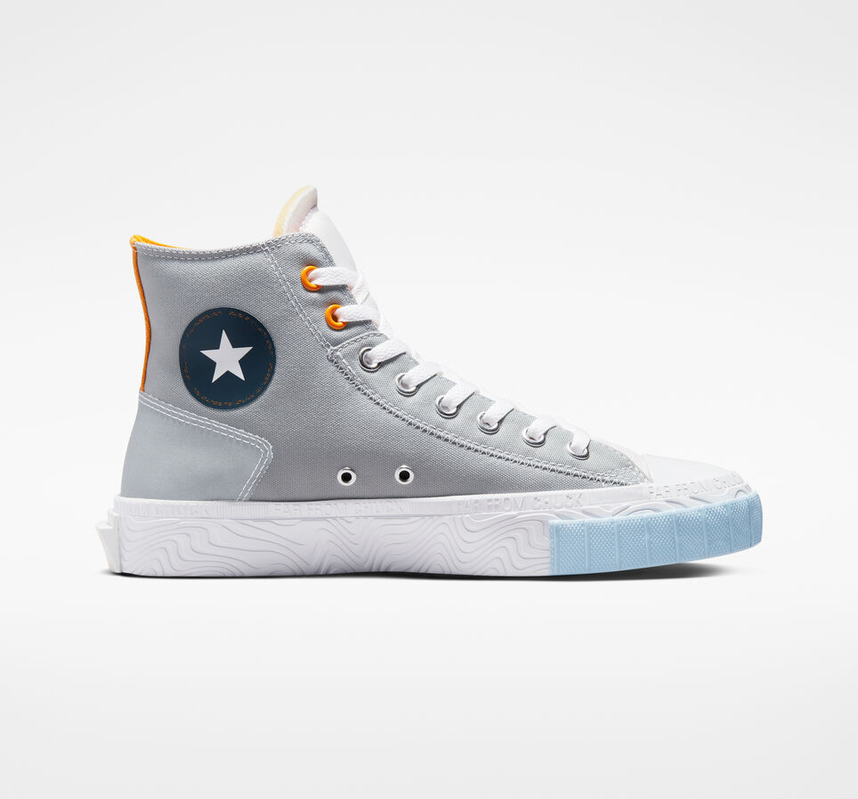 Chuck Taylor Alt Star Reflective Shine Pierre de cendre/Blanc/Rayon du soleil