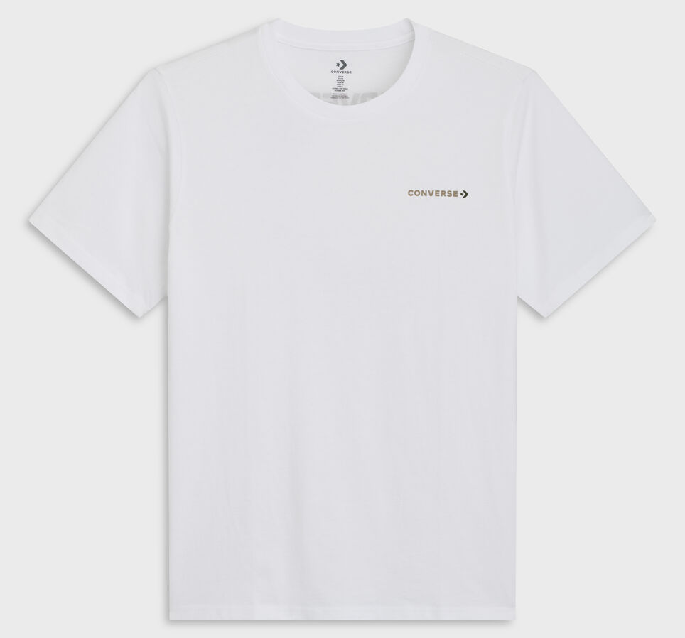 Timeless Boxed Chevron T-Shirt White 10A