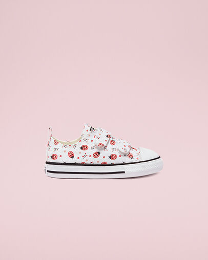 Chuck Taylor All Star Easy-On Flowery Bugs White/Red/Black, Outer Side View