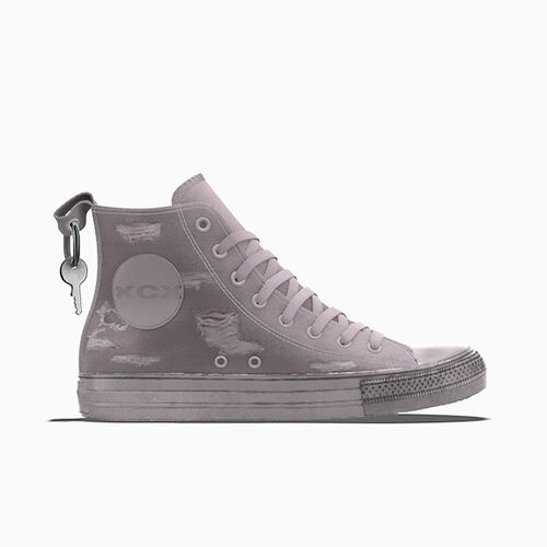 Converse Custom Chuck Taylor All Star Charli Xcx By You Gray Lilac – A18448CFA25_graylilac