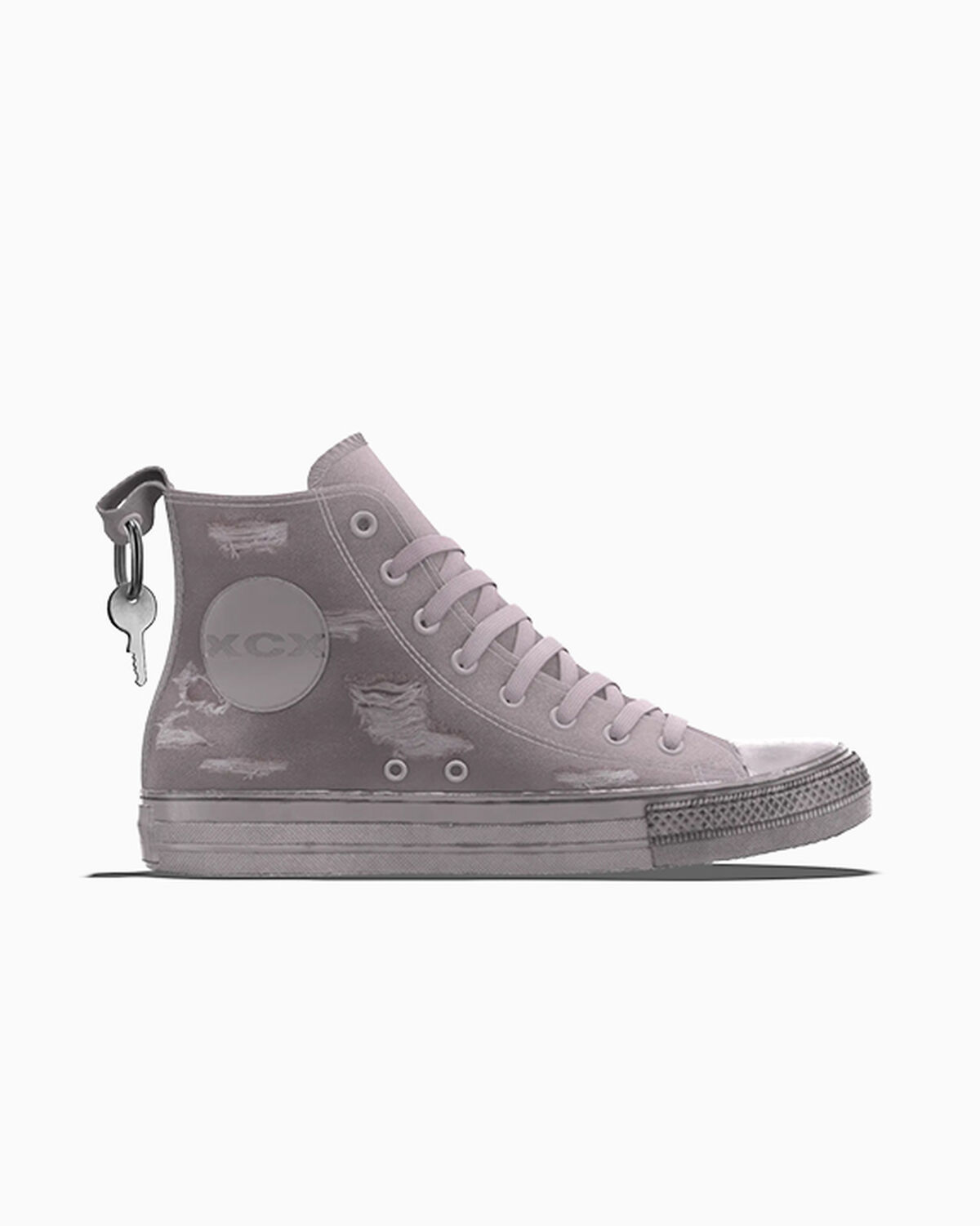 custom chuck taylor all star charli xcx by you - A18448CFA25_graylilac