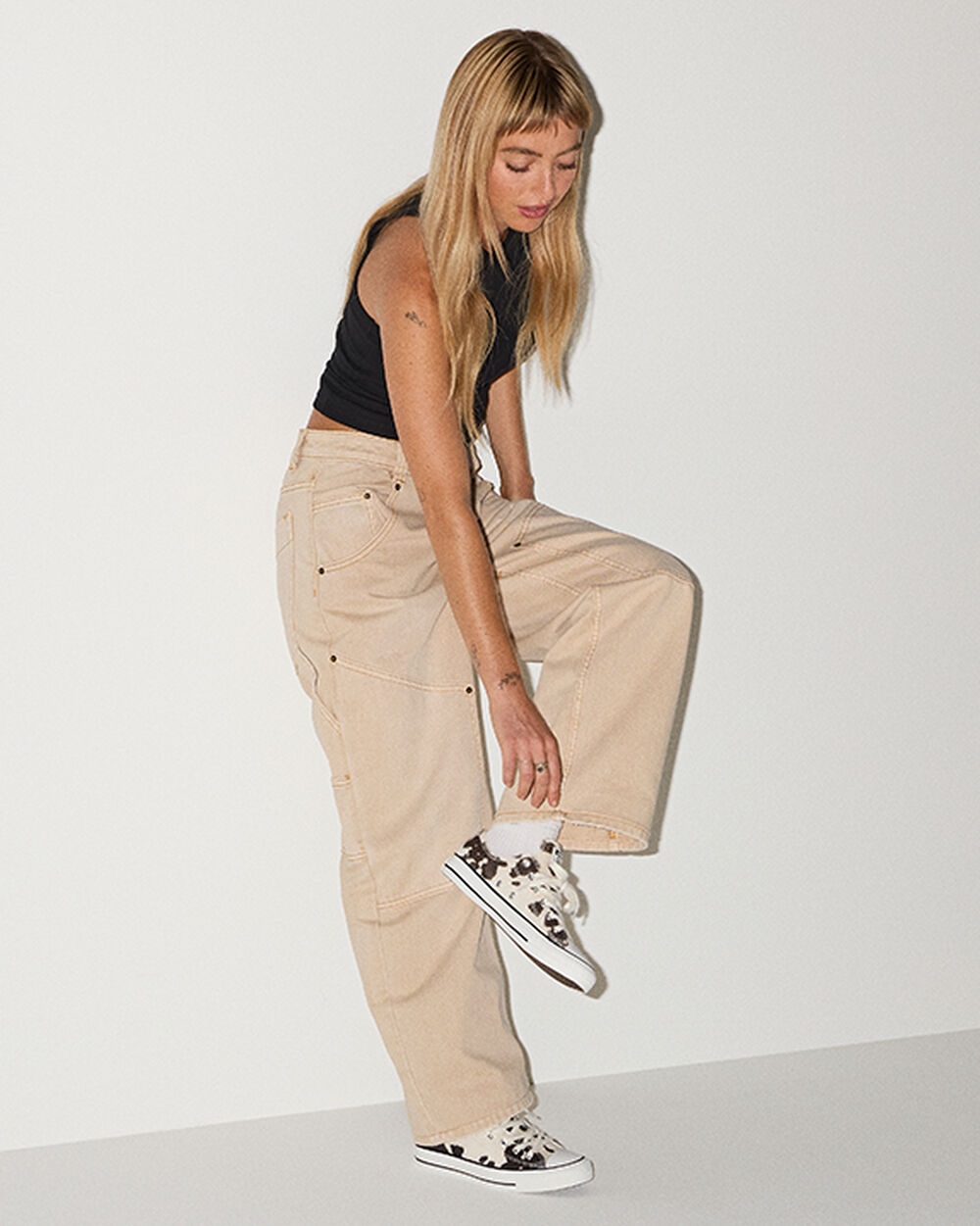 Thumbnail - Chuck Taylor All Star Cow Print Pony Hair