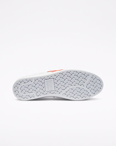 Pro Leather Wit/Bright Poppy/Wit, Outsole View