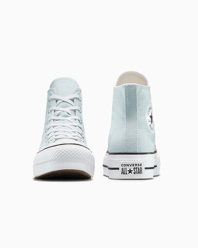 Chuck Taylor All Star Platform Roc&iacute;o/Blanco/Negro, Heel View