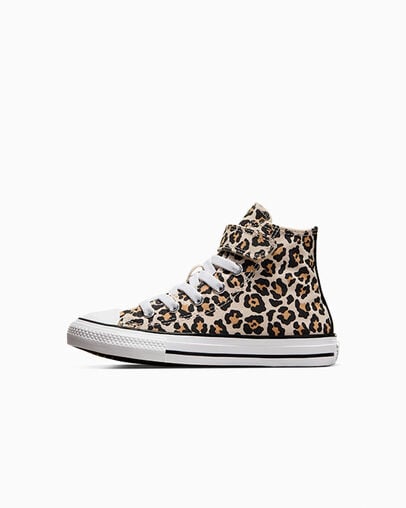 Chuck Taylor All Star Easy On Leopard Bois flott&eacute;/Noir/Blanc, Inner Side View