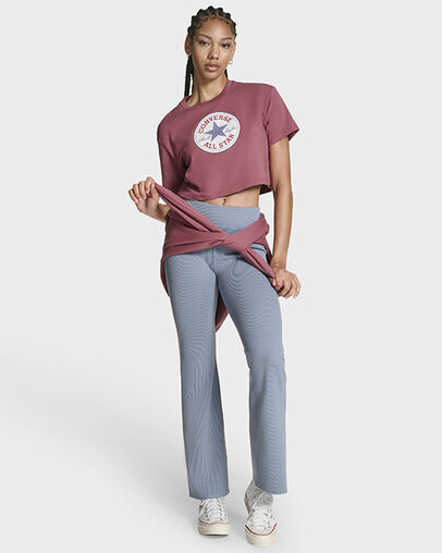 Chuck Taylor All Star Patch Cropped T-Shirt Royal Flushed