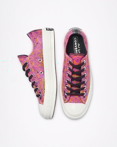 Chuck Taylor All Star Digital Daze Digital Blue/Egret/Black, Top and Side View