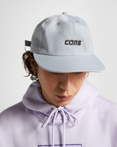 Gorra de b&eacute;isbol con seis paneles Gris lobo