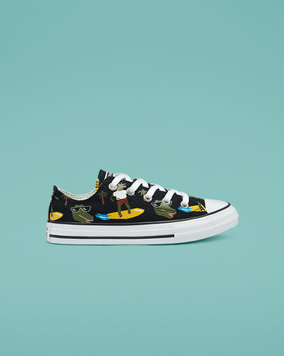 Chuck Taylor All Star Croco Surf Black/Multi/White, Outer Side View