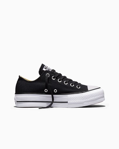 Chuck Taylor All Star Lift Platform Canvas Black/White/White, Outer Side View