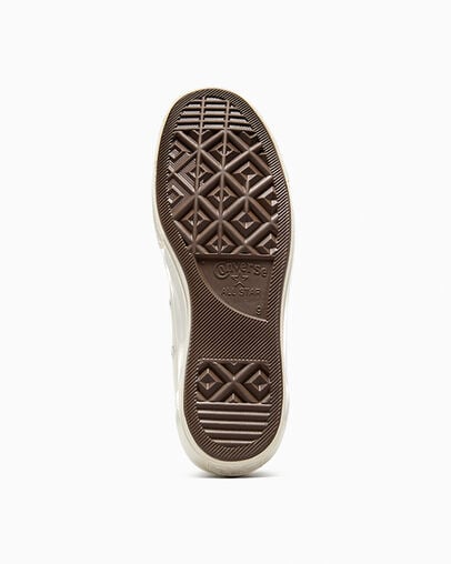 PLAY Comme des Gar&ccedil;ons Single Heart Chuck 70 Blanc lait/Noir/Rouge, Outsole View
