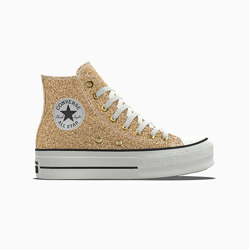 Converse Chuck Taylor All Star Lift Platform Glitter High Top Electrum – A12070CSU24