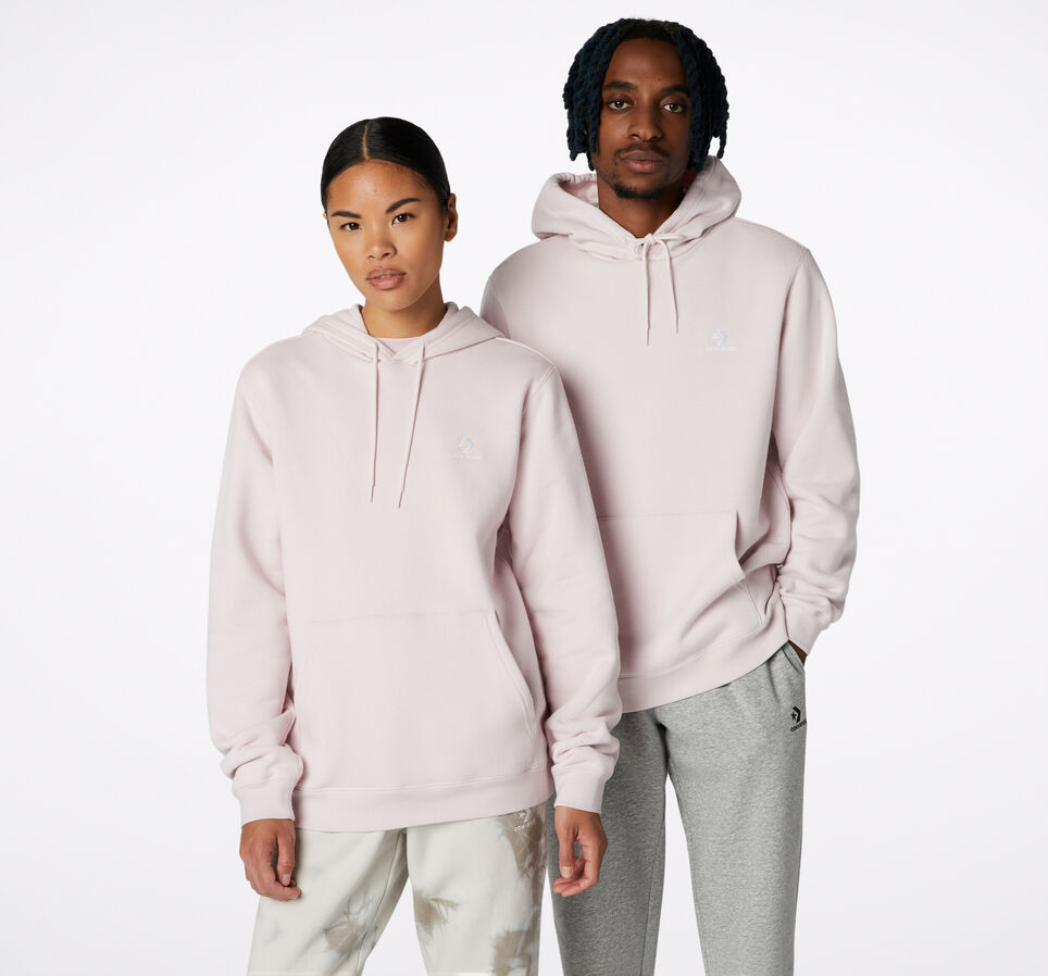 Converse Go-To Embroidered Star Chevron Standard Fit Fleece Hoodie