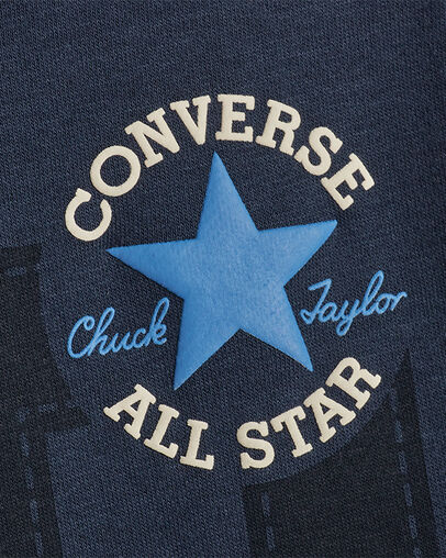 Retro Remix Pullover Converse Navy, Full Body View