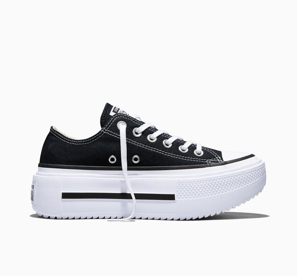 Chuck Taylor All Star Lift Double Stack Platform Canvas Negro/Blanco/Negro