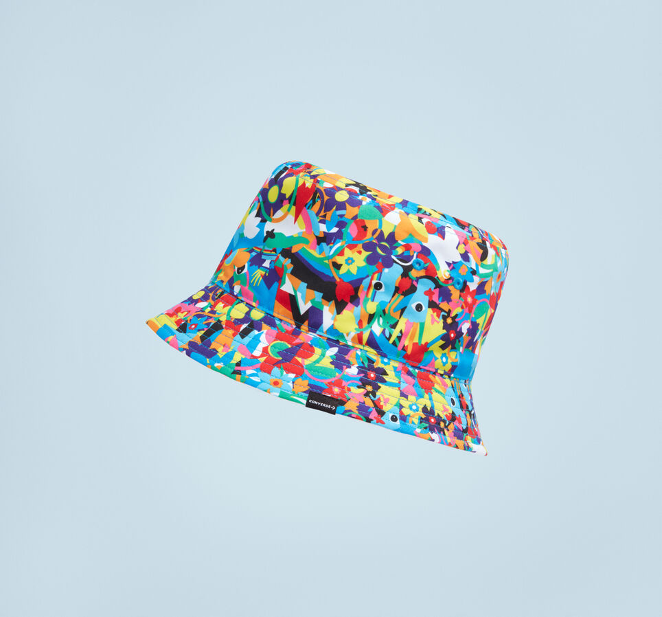 Find Your Pride Reversible Bucket Hat Pride Aop/White (10A)