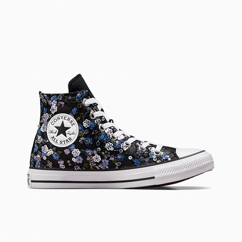 Converse Chuck Taylor Canvas Ltd Floral Sequins Black Floral Sequins – A12427C
