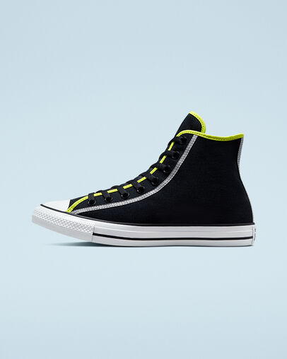 Street Utility Chuck Taylor All Star Negro/Toque de lima/Blanco, Inner Side View
