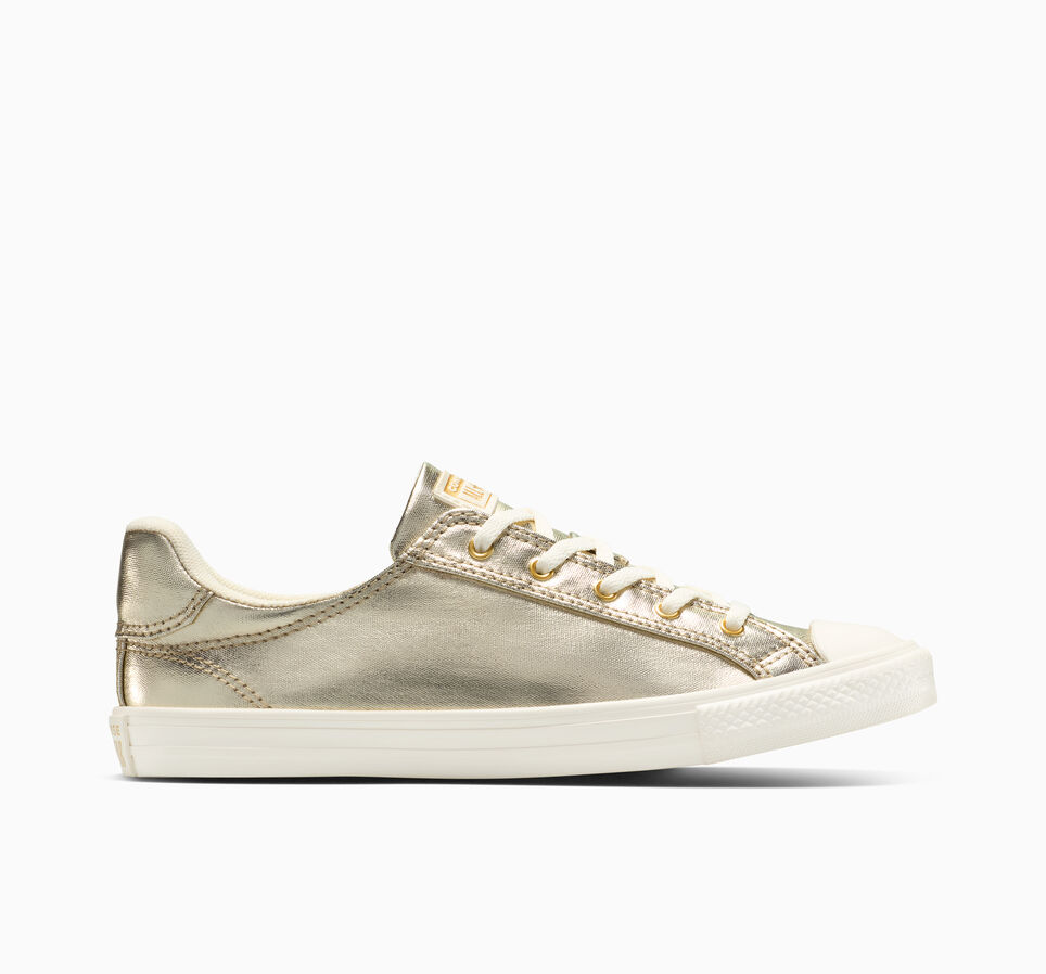 Converse Chuck Taylor All Star Dainty Metallic Gold/Egret/Gold — photo 2