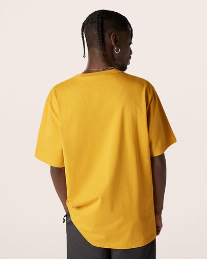 Tee-shirt &agrave; manches courtes Star Chevron Sunset Jaune d'or, Back View