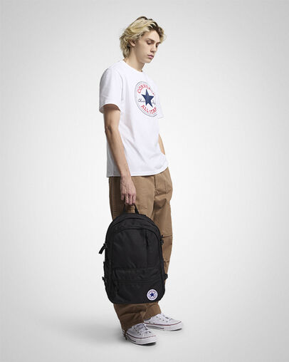 Straight Edge Backpack Black