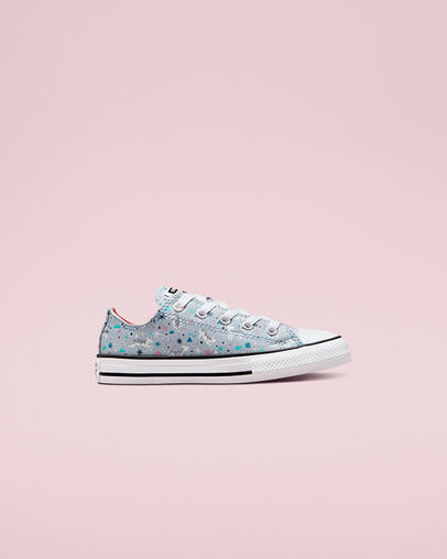 Chuck Taylor All Star Snowy Leopard Lt. Armory Blue/Storm Pink, Outer Side View