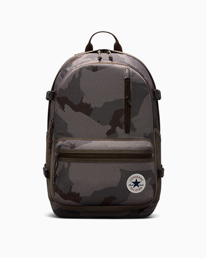 Camo Straight Edge Backpack Art Camo, Front View