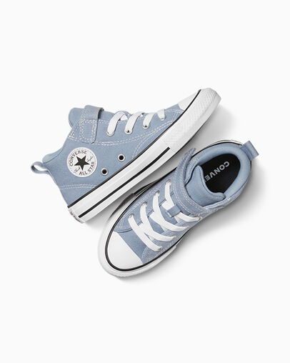 Chuck Taylor All Star Malden Street Canvas Easy-On Wet Stone/White/Black, Angled View