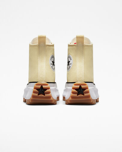 Run Star Hike Platform Seasonal Color Lemon Drop/Black/White, Heel View