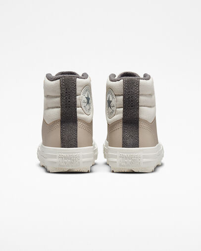 Chuck Taylor All Star Berkshire Boot Counter Climate Papyrus/Light Bone/Iron Grey, Heel View