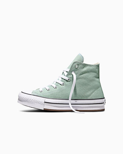 Chuck Taylor All Star EVA Lift Canvas Platform Thyme Again/White, Inner Side View