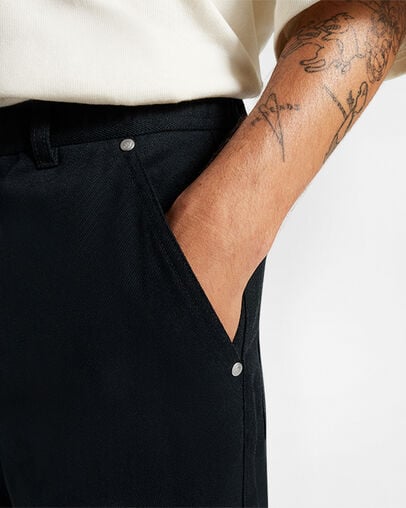 Woven Pants Converse Black, Detail View