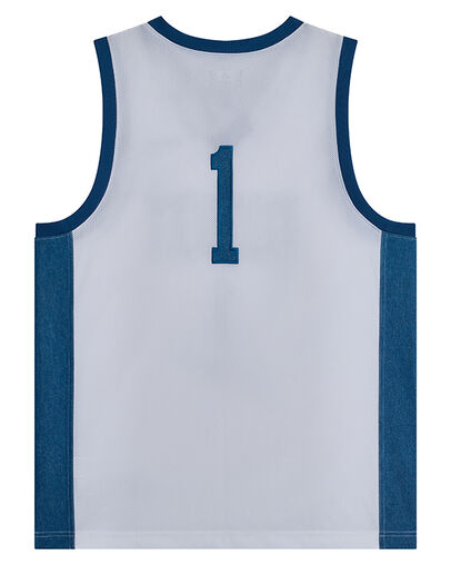 CONS x Kentucky Wildcats Jersey White, Detail View