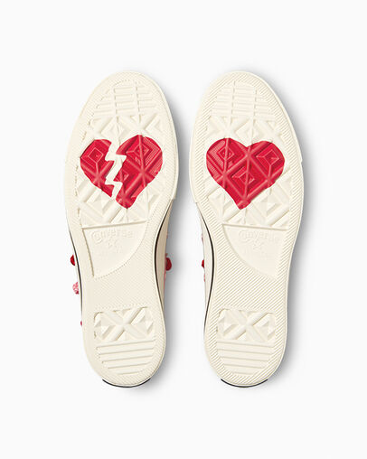 Chuck 70 Valentine's Day Calambre medusa claro/Rojo/Garza, Outsole View