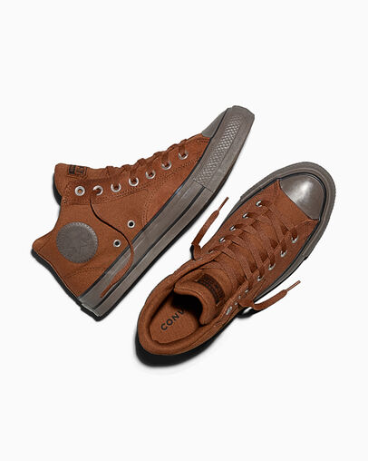 Chuck Taylor All Star Malden Street Canvas & Suede Unearthed/Brown/Black, Angled View