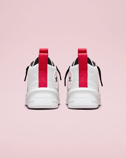 Chuck Taylor All Star Ultra Color Pop White/Black/University Red, Heel View