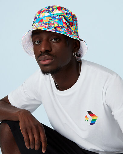 Find Your Pride Reversible Bucket Hat Pride Aop/White (10A)