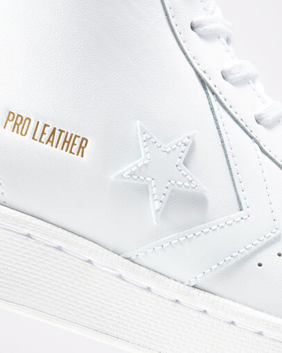 OG Pro Leather White/White/White, Detail Angle View