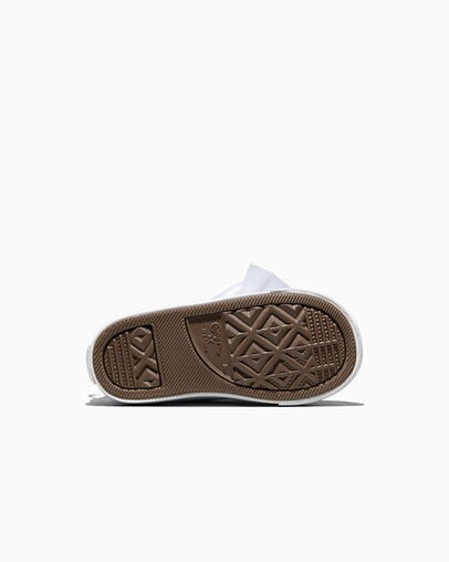 Chuck Taylor All Star Satin Bow Easy-On White/White/Gold, Outsole View